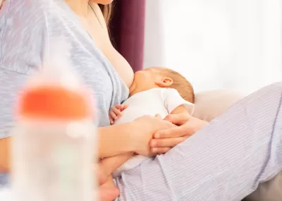 Baby being Breastfed