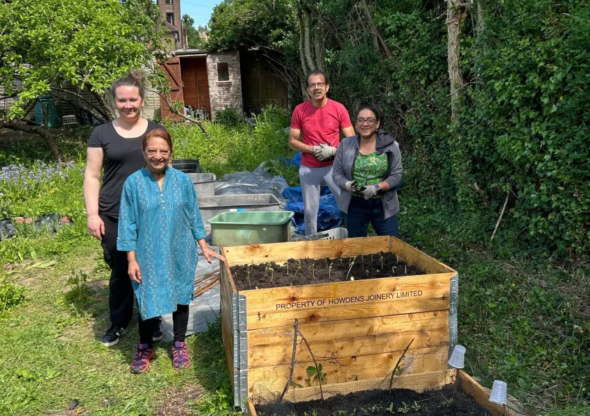 Millway Medical Practice allotment volunteers