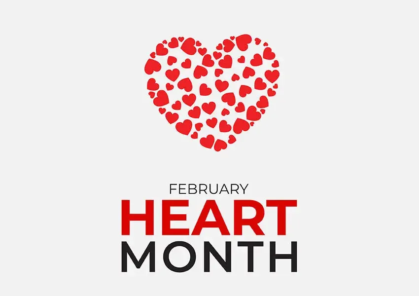 National Heart Month logo.