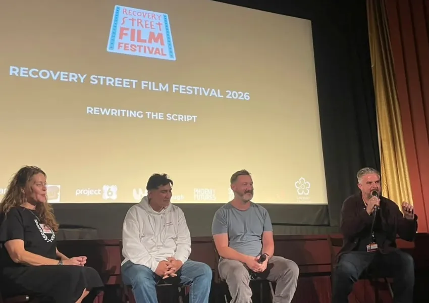 Panel at the 2026 Recovery Film Festival