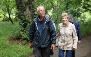 A couple enjoying a walk in Barnet