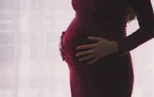 Image showing a young expecting mother