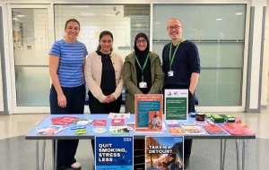 Stop Smoking team at a Stoptober event