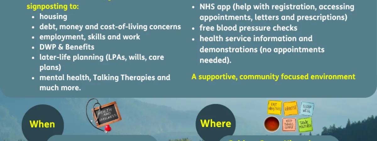 Golders Green wellness event details